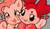 Size: 1164x686 | Tagged: safe, artist:cupidcry, pinkie pie, earth pony, gem (race), pony, g4, beanbrows, crossover, cute, default spinel, diapinkes, duo, duo female, eyebrows, female, looking at you, mare, pink, smiling, spinel (steven universe), spoilers for another series, steven universe, steven universe: the movie