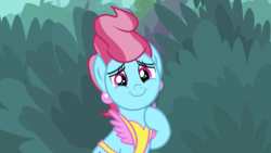 Size: 2020x1136 | Tagged: safe, screencap, cup cake, earth pony, pony, g4, the big mac question, apron, beautiful, clothes, cute, cute cake, daaaaaaaaaaaw, ear piercing, earring, female, hoof on chest, jewelry, lidded eyes, looking at you, mare, piercing, raised hoof, smiling, solo
