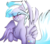 Size: 2779x2425 | Tagged: safe, artist:asimplerarity, cloudchaser, pegasus, pony, g4, blushing, chest fluff, female, high res, mare, raised hoof, simple background, sitting, smiling, solo, transparent background, wing hands, wings