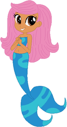 Size: 236x445 | Tagged: safe, artist:selenaede, artist:user15432, mermaid, equestria girls, g4, bandeau, bare shoulders, barely eqg related, base used, belly button, bikini top, bubble guppies, clothes, crossover, equestria girls style, equestria girls-ified, guppy, mermaid tail, mermaidized, midriff, molly (bubble guppies), nick jr., nickelodeon, solo, species swap, strapless, tail