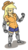 Size: 405x718 | Tagged: safe, artist:jargon scott, applejack, cyborg, human, g4, amputee, appleborg, augmented, female, humanized, prosthetic arm, prosthetic leg, prosthetic limb, prosthetics, quadruple amputee, simple background, solo, white background