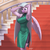 Size: 900x900 | Tagged: safe, alternate version, artist:kevinsano, silverstream, classical hippogriff, hippogriff, anthro, g4, armpits, big breasts, breasts, busty silverstream, cheongsam, clothes, dress, female, minidress, multiple variants, older, older silverstream, sexy, side slit, sideboob, smiling, solo, stairs, that hippogriff sure does love stairs, tight clothing, total sideslit