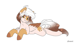 Size: 5000x2935 | Tagged: safe, artist:neoncel, oc, oc only, oc:s'mores, pegasus, pony, female, solo