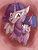 Size: 1536x2048 | Tagged: safe, artist:_zunpop, rarity, twilight sparkle, alicorn, bat pony, pony, g4, bat ponified, female, lesbian, race swap, raribat, ship:rarilight, shipping, simple background, twibat, twilight sparkle (alicorn)