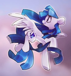Size: 1008x1080 | Tagged: safe, artist:angrygem, oc, oc only, pegasus, pony, clothes, scarf, solo