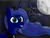 Size: 1200x900 | Tagged: safe, artist:kalashnikitty, princess luna, alicorn, pony, g4, cute, female, mare, moon, night, solo, text