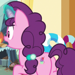 Size: 689x694 | Tagged: safe, screencap, sugar belle, pony, g4, the big mac question, butt, cropped, plot