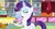 Size: 1607x868 | Tagged: safe, artist:hereward, rarity, sweetie belle, g4, 1000 hours in ms paint, cake, collage, food, inside mouth, micro, shrunk, sugarcube corner, unaware vore