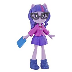 Size: 450x450 | Tagged: safe, sci-twi, twilight sparkle, equestria girls, g4, book, boots, clothes, doll, equestria girls minis, female, irl, jacket, my little pony, photo, shoes, stand, toy