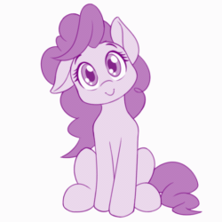 Size: 540x540 | Tagged: safe, artist:dstears, pinkie pie, earth pony, pony, g4, animated, blinking, c:, cute, daaaaaaaaaaaw, diapinkes, event horizon of cuteness, eye shimmer, female, floppy ears, gif, head tilt, headbob, hnnng, looking at you, mare, monochrome, simple background, sitting, smiling, solo, weapons-grade cute, white background