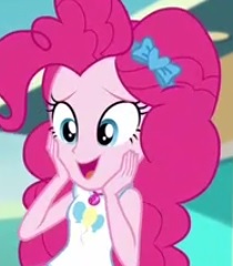 Size: 210x240 | Tagged: safe, screencap, pinkie pie, equestria girls, g4, cropped, cute, diapinkes, female, photo, solo