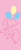 Size: 795x1920 | Tagged: safe, artist:flutterluv, pinkie pie, earth pony, pony, g4, cutie mark, female, minimalist, modern art, pink background, season 9 finale countdown, simple background, solo