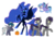 Size: 1908x1333 | Tagged: safe, artist:mjangelvortex, derpibooru exclusive, nightmare moon, oc, oc:elizabat stormfeather, oc:frolicsome meadowlark, oc:nightwatch, oc:sunshine smiles (egophiliac), alicorn, bat pony, bat pony alicorn, pony, g4, alicorn oc, bat pony oc, brothers, coat markings, digital art, disguise, ear fluff, ethereal mane, eyepatch, female, flying, halloween, happy, holiday, jack-o-lantern, male, mare, nightmare night, pumpkin, rearing, siblings, simple background, slit pupils, smiling, socks (coat markings), spread wings, stallion, trace, transparent background, wingboner, wings, wip