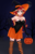 Size: 1417x2202 | Tagged: safe, artist:anonix123, sunset shimmer, human, g4, armpits, bare shoulders, breasts, busty sunset shimmer, cleavage, clothes, costume, dead tree, dress, eyeshadow, female, halloween, halloween costume, hat, holiday, humanized, leotard, makeup, miniskirt, pleated skirt, pumpkin bucket, skirt, smiling, socks, solo, strapless, striped socks, thigh highs, tree, witch costume, witch hat
