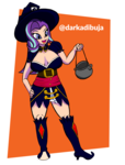 Size: 2284x3000 | Tagged: safe, artist:darka01, starlight glimmer, human, clothes, costume, female, halloween, halloween costume, hat, holiday, humanized, solo, witch costume, witch hat