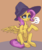 Size: 2128x2522 | Tagged: safe, artist:chibadeer, fluttershy, pegasus, pony, g4, clothes, costume, cute, cutie mark, female, halloween, halloween costume, hat, high res, holiday, mare, raised hoof, redraw, shyabetes, sitting, solo, speech bubble, speedpaint available, underhoof, witch hat
