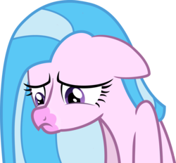 Size: 6000x5557 | Tagged: safe, artist:twilirity, edit, editor:damiranc1, vector edit, silverstream, hippogriff, g4, cute, diastreamies, female, sad, simple background, solo, transparent background, vector