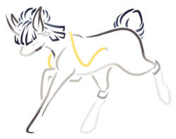Size: 1991x1576 | Tagged: safe, artist:oneiria-fylakas, oc, oc only, oc:aurora, pony, unicorn, female, mare, minimalist, modern art, simple background, solo, transparent background