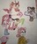 Size: 1080x1292 | Tagged: safe, artist:eddazzling81, pinkie pie, cat, gem (race), human, hybrid, puffball, unicorn, equestria girls, g4, angry, buttercup (powerpuff girls), crossover, dr. mario, female, gem, kirby, kirby (series), lego, lined paper, male, mario, spinel, spinel (steven universe), spoilers for another series, steven universe, steven universe: the movie, super mario, super smash bros., super smash bros. ultimate, the lego movie, the powerpuff girls, traditional art, unikitty