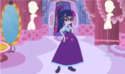 Size: 1084x640 | Tagged: safe, artist:starman1999, sci-twi, twilight sparkle, equestria girls, g4, base used, clothes, female, long skirt, skirt, solo