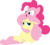 Size: 3555x3199 | Tagged: safe, artist:porygon2z, fluttershy, pinkie pie, earth pony, pegasus, pony, g4, cute, diapinkes, duo, duo female, female, high res, mare, shyabetes