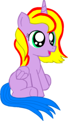 Size: 774x1370 | Tagged: safe, artist:avchonline, oc, oc only, oc:princess lucyan, alicorn, pony, alicorn oc, female, filly, simple background, sitting, solo, transparent background
