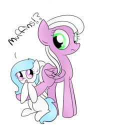 Size: 500x500 | Tagged: safe, artist:wisheslotus, oc, oc only, oc:heathrin, oc:wishes, pegasus, pony, duo, female, looking down, looking up, mare, pegasus oc, simple background, speech, transparent background, wings
