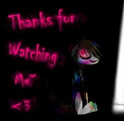 Size: 1191x1159 | Tagged: safe, artist:didun850, oc, oc only, oc:chase, pony, clothes, glowing eyes, hoodie, male, paint, sitting, solo, speech, stallion