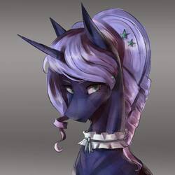 Size: 894x894 | Tagged: safe, artist:ststayss, oc, oc only, pony, unicorn, bust, portrait, solo, speedpaint