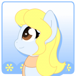 Size: 620x620 | Tagged: safe, artist:sohmasatori, oc, oc only, oc:sunlight days, earth pony, pony, :p, animated, bust, clothes, commission, female, floating heart, gif, heart, mare, portrait, scarf, solo, tongue out