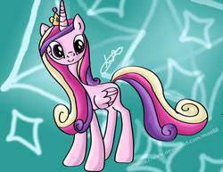 Size: 1018x785 | Tagged: safe, artist:mast88, princess cadance, alicorn, pony, g4, abstract background, female, mare, solo