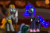 Size: 1920x1280 | Tagged: safe, artist:platinumdrop, princess luna, oc, oc:platinumdrop, alicorn, pegasus, pony, g4, female, male, mare, moon, random pony, spear, stallion, weapon