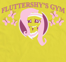 Size: 1113x1045 | Tagged: safe, artist:samoht-lion, fluttershy, butterfly, pegasus, pony, g4, bust, female, grin, headband, mare, smiling, t shirt design, text