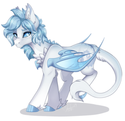 Size: 1920x1869 | Tagged: safe, artist:pvrii, bat pony, pony, chat blanc, chest fluff, ear fluff, hoof fluff, male, miraculous ladybug, nudity, ponified, sheath, simple background, solo, stallion, transparent background