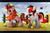 Size: 2449x1632 | Tagged: safe, artist:mirtash, autumn blaze, oc, oc:rifey, bird, chicken, earth pony, kirin, pony, rcf community, g4, chest fluff, chick, cottagecore, cute, duo, duo female, female, fence, letterboxing, mare