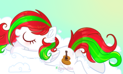 Size: 1515x913 | Tagged: safe, artist:2pandita, oc, oc only, pegasus, pony, base used, cloud, female, mare, solo