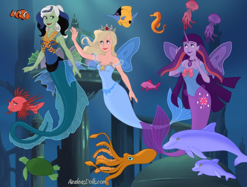 AzaleasDolls MermaidScene - Classic Princesses by