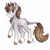 Size: 1972x1972 | Tagged: safe, artist:lightisanasshole, oc, oc only, oc:dorm pony, pony, unicorn, brown eyes, brown mane, cheek fluff, chest fluff, ear fluff, female, fluffy, freckles, gray coat, hooves, leg fluff, looking back, next generation, raised hoof, remake, simple background, solo, tail, traditional art, watercolor painting