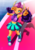 Size: 1522x2152 | Tagged: safe, alternate version, artist:mauroz, smolder, 2 4 6 greaaat, equestria girls, g4, anime style, armpits, cheerleader, clothes, converse, cute, equestria girls-ified, female, leg warmers, midriff, miniskirt, one eye closed, pleated skirt, pom pom, shoes, silhouette, skirt, smolderbetes, sneakers, solo, wink
