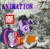 Size: 1470x1440 | Tagged: safe, artist:avchonline, twilight sparkle, pony, unicorn, g4, chinese, clothes, female, hat, mare, solo, text, unicorn twilight