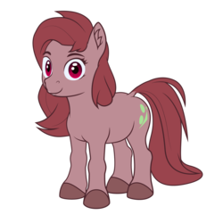 Size: 2000x2000 | Tagged: safe, artist:age3rcm, oc, oc only, earth pony, pony, dock, looking at you, simple background, smiling, solo, transparent background