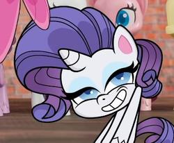 Size: 388x319 | Tagged: safe, screencap, rarity, pony, unicorn, g4.5, my little pony: pony life, cropped, female, looking at you, mare