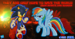 Size: 1920x1015 | Tagged: safe, artist:jaysonjeanchannel, artist:lukaafx, artist:sunran80, rainbow dash, g4, crossover, male, sonic forces, sonic the hedgehog, sonic the hedgehog (series)