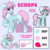 Size: 1024x1024 | Tagged: safe, alternate version, artist:itsspoops, oc, oc only, oc:scoops, pony, unicorn, blushing, chibi, cute, female, freckles, happy, horn, mare, markings, raised hoof, sleeping, smiling, unicorn oc