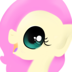 Size: 500x500 | Tagged: safe, artist:wisheslotus, fluttershy, pegasus, pony, g4, bust, female, lineless, mare, simple background, transparent background