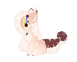 Size: 1600x1291 | Tagged: safe, artist:php146, oc, oc only, original species, pony, suisei pony, chest fluff, ear fluff, female, hair over eyes, simple background, solo, white background