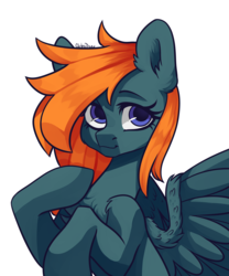 Size: 2500x3000 | Tagged: safe, artist:chibadeer, oc, oc only, pegasus, pony, female, high res, mare, simple background, solo, white background