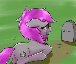 Size: 2400x2000 | Tagged: safe, artist:fluor1te, oc, oc only, oc:fluorite, earth pony, pony, crying, facing away, female, high res, mare, mourning, solo