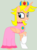 Size: 888x1188 | Tagged: safe, artist:chaostrical, artist:twidashfan1234, alicorn, pony, alicornified, base used, clothes, concave belly, crossover, crown, dress, gloves, jewelry, nintendo, ponified, princess peach, race swap, regalia, slender, super mario bros., thin