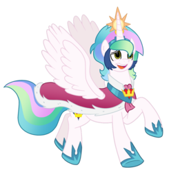 Size: 885x903 | Tagged: safe, artist:koolfrood, oc, oc only, oc:ian denney, alicorn, pony, alicorn oc, cape, clothes, male, simple background, solo, stallion, transparent background
